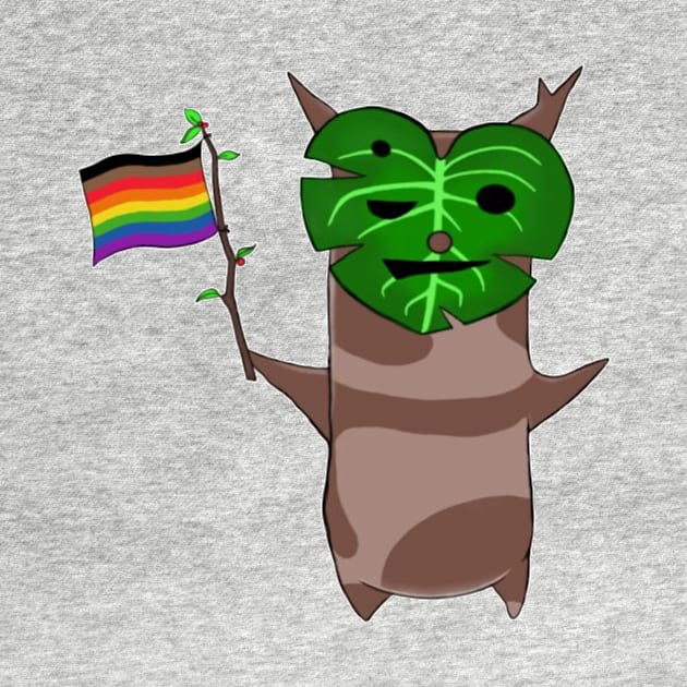 BOTW Korok Rainbow Pride Flag by KaniaAbbi